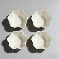 Boîte à nourriture pour animaux de compagnie en bagasse de canne à sucre biodégradable, écologique, jetable, naturelle, blanche, imperméable, non toxique