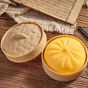 Cute Novelty Simulation Bun <b>Squishy</b> Food Stress Relief Squeeze Toy - Product Image 4