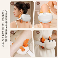 Oreiller de massage portable électrique réaliste en forme de main humaine pour la maison, le bureau, la voiture, soulagement de la douleur cervicale