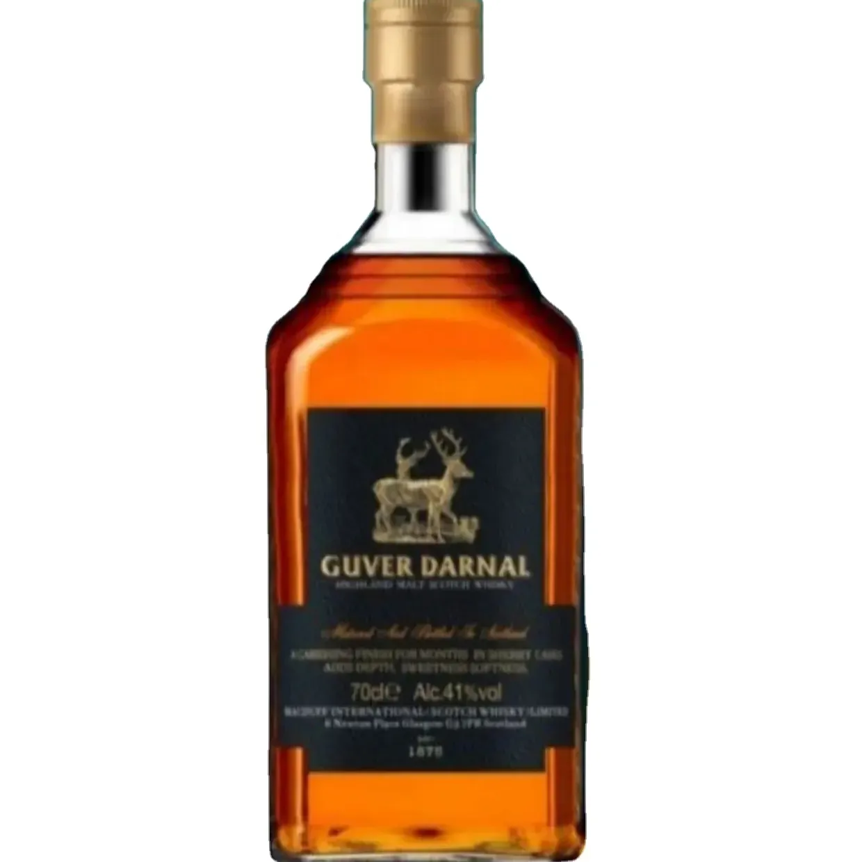 GUVER DARNAL 12 years blended malt Scotch whisky, 700ml, spirits 41% supplier