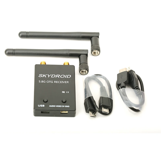 SKYDROID Mini 5.8G FPV Receiver Dual Antennas UVC Video Downlink OTG for VR Android Phone Smartphone FPV Quadcopter Drone