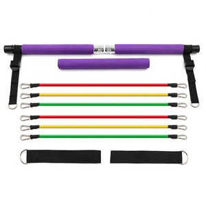 Yetful Nhiệm Vụ Nặng Nề Đa Chức Năng Thép Không Gỉ Pilates Thanh Kit Latex-Miễn Phí Tập Thể Dục Yoga <span class=keywords><strong>Resistance</strong></span> Bands Cho Tập Thể Dục - Product Image 2