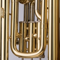 Tuba de Tono Bb con Lacado Dorado para Instrumentos de Viento