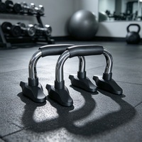 Barres de pompes portables OKPRO pour musculation et fitness avec poignées en mousse, logo personnalisé, vente en gros usine