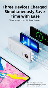 <span class=keywords><strong>ROMOSS</strong></span> Station d'alimentation portable 20000mAh 22.5W & PD 20W USB-C avec écran LED Charge rapide 3 entrées 3 sorties - Product Image 5