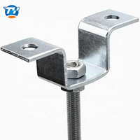 Colliers de serrage galvanisés UTT83, colliers de serrage sismiques pour supports de conduites de protection incendie à profil carré