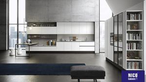 Nicocأبينيت أستراليا مطبخ على طراز ميلبورن جزيرة مضادة للماء سحب الإصبع أثاث خشب رقائقي مع ملحقات مفصل الحوض - Product Image 5