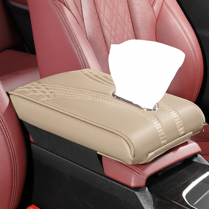 Marcan Universal Car Armrest Cushion Cover Pad with Storage Box | Car Interior Accessories