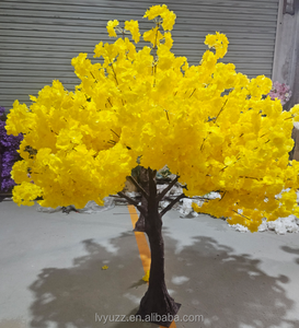 Arbre de table artificiel en fleurs de cerisier de 1 m, 1,5 m avec branches remplaçables, branches courbées artificielles pour mariages en extérieur - Product Image 2