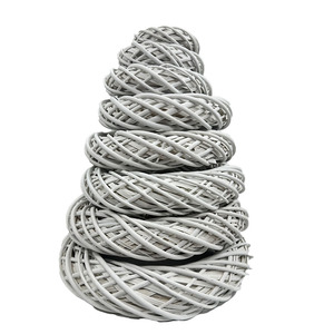 Guirlande d'osier blanc de décoration de jardin chaud - Product Image 1