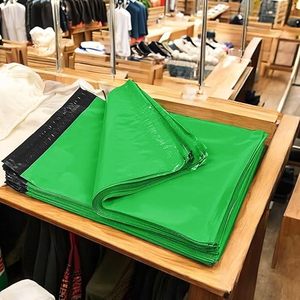 Bolsa de Plástico Verde de Polietileno para Camisetas, Termosellable, Desechable, para Zapatos y Ropa, Uso Industrial - Product Image 1