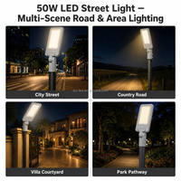 Lampadaires municipaux 100W 120W 150W 200W 240W 300W avec capteur de lumière intégré pour fermes, granges, villas et cours rurales