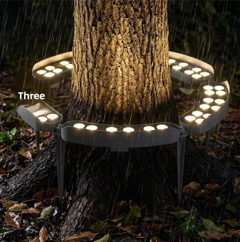 Solar Tree Hugger Light with Separate Solar Panel Outdoor Waterproof Column Lights Modern Landscape Garden Illumination IP65 · image 3