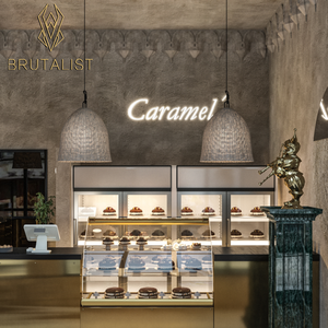 Diseño de interiores personalizado para heladerías de yogur, escaparate de tienda de calle caliente, decoraciones de muebles para exhibición de tienda de dulces - Product Image 3