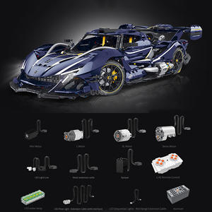 GULY 10641 Superauto a Escala 1:8, Bloques de Construcción Metálicos con Control Remoto, Auto Deportivo Eléctrico con Control por Aplicación, Kit de Modelo para Adultos - Product Image 5