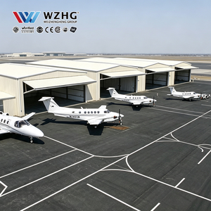 Hangar d'avion préfabriqué avec système de structure en acier haute résistance - Product Image 1