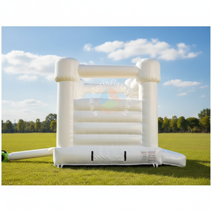 Elegante <span class=keywords><strong>Castillo</strong></span> Inflable Blanco para Bodas, Decoración de Bodas y Alquiler para Eventos - Product Image 1