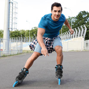 Chaussures de patinage à 3 roues pour filles et garçons, taille réglable, patins à roulettes en ligne avec coque rigide en PP, ventes chaudes - Product Image 6