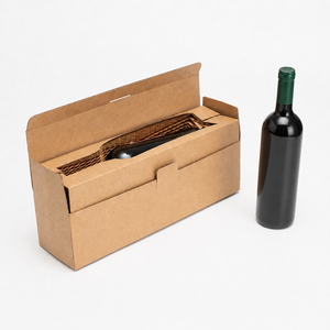 Boîte en carton écologique à alvéoles personnalisées pour l'expédition de <span class=keywords><strong>vin</strong></span> <span class=keywords><strong>rouge</strong></span>, recyclable, <span class=keywords><strong>bon</strong></span> prix, protection optimale - Product Image 5