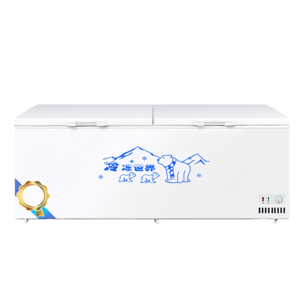 Congelador Horizontal Comercial de Gran Capacidad con Enfriamiento Directo y Cerradura en la Puerta para Fábrica de Alimentos XZX-00 - Product Image 2