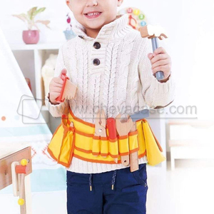 Fábrica de carpintero herramienta de juguete de niños fingir papel jugar constructores cinturón de herramientas. - Product Image 3