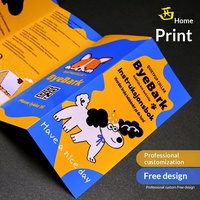 Brochure publicitaire personnalisée, dépliant promotionnel, tri-plié, imprimé offset, couleur CMYK, papier couché avec gaufrage, logo personnalisé
