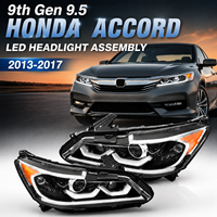 Vente en gros d'ensembles de phares avant pour Honda Accord 9e génération 9.5, ensemble de phares LED pour Honda Accord 9.5 2013-2017