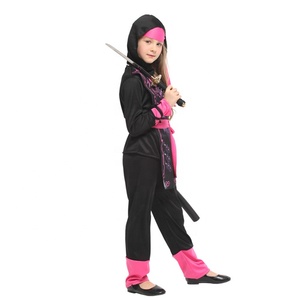 ชุดคอสเพลย์นินจาญี่ปุ่นสำหรับเด็ก ชุดนักรบฮาโลวีนสำหรับเด็กผู้หญิง ชุดแฟนซีสำหรับงานคาร์นิวัลและการแสดงบนเวที - Product Image 5