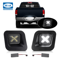 Vente en gros de feux de plaque d'immatriculation LED de style X pour Dodge RAM 1500 2500 3500 2009-2018, lot de 2 pièces