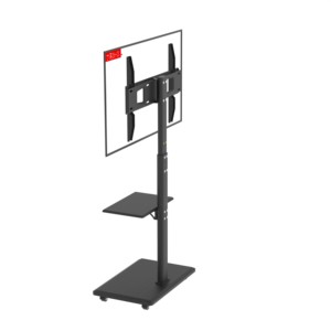 Carrito de <span class=keywords><strong>TV</strong></span> Móvil Portátil <span class=keywords><strong>con</strong></span> <span class=keywords><strong>Ruedas</strong></span>, <span class=keywords><strong>Mueble</strong></span> de <span class=keywords><strong>TV</strong></span> para Exteriores para Pantallas de 32-65 Pulgadas, Carrito Elevador de <span class=keywords><strong>TV</strong></span> <span class=keywords><strong>con</strong></span> Función de Rotación - Product Image 3