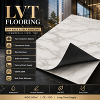 Suelo LVT Autoadhesivo, Travertino, Chevron, Mosaico, Parqué, Acústico para Interiores, Gris, Venta al por Mayor, para Guarderías, Tiendas, Escaleras