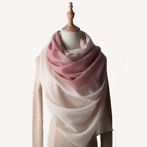 Dame Warme 100% Kaschmir Winter Schal Kammgarn Frauen Schal - Product Image 3