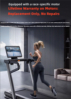 Caminadora Eléctrica YPOO Marathon M5 Directo de Fábrica, para Uso Doméstico, Silenciosa, con Amortiguación, Inclinación Ajustable y Plegable para Gimnasio Interior