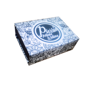 Caja de embalaje de aceite esencial con tapa magnética personalizada en forma de libro para set de regalo de cosméticos - Product Image 6