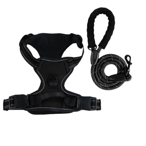 Wholesale Custom Adjustable Nylon <b>Reflective</b> Pet <b>Dog</b> <b>Harness</b> and Leash Set No Pull Luxury Small Medium Large Pet <b>Dog</b> <b>Harness</b> - Product Image 2