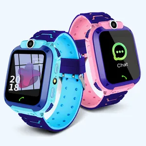 2023 Smartwatch avec caméra Tracker SOS LBS SIM Location reloj inteligente Kids 2G 4G Q12 Smart Watch pour filles garçons enfants