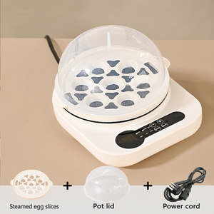 Cuiseur à œufs électrique automatique en plastique avec contrôle de la température pour 1 à 7 œufs - Indispensable pour la maison et les voyages - Product Image 2