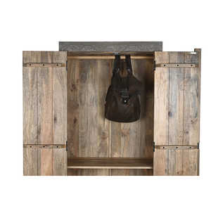 <b>WOODEN</b> <b>WARDROBE</b> 85.5x47x180cm CARVED 71:00 - Product Image 2