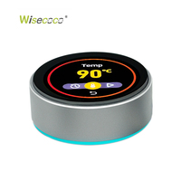 Wisecoco Pantalla OLED de 1.4 Pulgadas con Resolución de 466*466, Perilla Codificadora AMOLED, Pantalla UART Inalámbrica, Control Inteligente, Perilla Táctil Inteligente