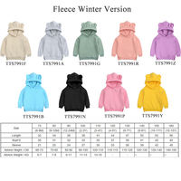 Vente en gros Sweat-shirt pour enfants Sweat à capuche de sport vierge de couleur unie Sweats à capuche en coton molletonné pour enfants, garçons et filles