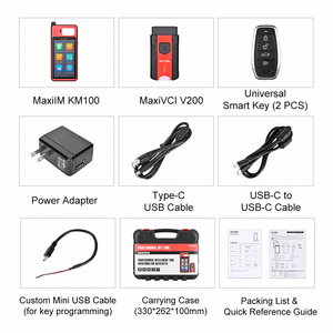 Herramienta de Clonación de Llaves Inteligentes MaxiIM KM100E KM100 E, Compatible con IM508 IM608 OBD IMMO, Aprendizaje en el 99% de los Coches, Lectura, Escritura y Clonación - Product Image 5