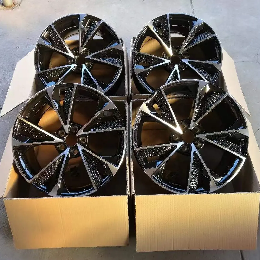 18 inç jantlar 5X112 siyah/Gary araba jantı yolcu araba tekerlekleri için Audi/BMW/BENZ 16 18 19 20 21 22 inç