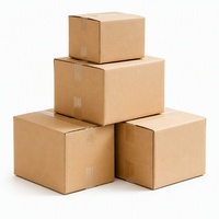 Emballage écologique en carton ondulé RSC, recyclable, biodégradable, durable, vert, kraft, logo personnalisé, compostable