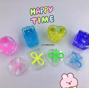 Caja de regalo pequeña con 20 piezas de slime esponjoso, barro cristalino de alta transparencia, ideal como regalo, slime - Product Image 2