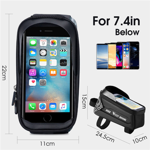 Bolsa de Herramientas Impermeable para Bicicleta WEST BIKING con Soporte para Teléfono con Pantalla Táctil para Ciclismo de Montaña y Carretera - Product Image 4
