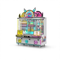 Machine à griffes et distributeur de prix pour salle d'arcade intérieure, en métal et plastique, avec système de capture de prix, structure robuste, taille personnalisable, garantie 1 an