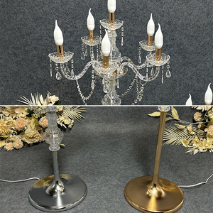 Portavelas de promesa para bodas, colgante de cristal acrílico, portavelas, decoración de escenario de boda - Product Image 3