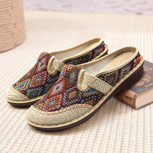 Fabricante <span class=keywords><strong>de</strong></span> <span class=keywords><strong>zapatos</strong></span> chinos, zapatillas <span class=keywords><strong>de</strong></span> verano <span class=keywords><strong>de</strong></span> colores mezclados <span class=keywords><strong>para</strong></span> <span class=keywords><strong>mujer</strong></span>, sandalias <span class=keywords><strong>de</strong></span> lino transpirables <span class=keywords><strong>de</strong></span> <span class=keywords><strong>suela</strong></span> plana <span class=keywords><strong>para</strong></span> exteriores - Product Image 5
