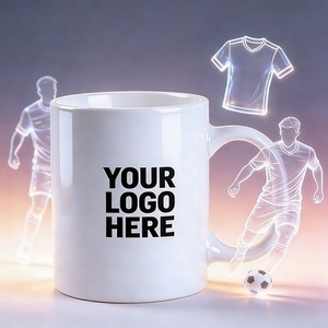 Tazza in <span class=keywords><strong>Ceramica</strong></span> Personalizzata per Tifosi di Calcio, 11 Oz, Stile Contemporaneo, Regalo con Manico per Caffè e Viaggi - Product Image 2