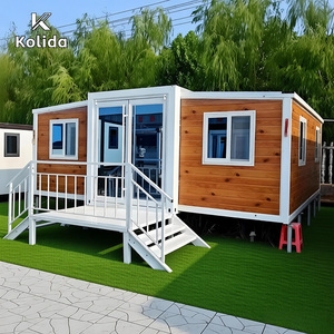 Casa Contenedor de Acero Impermeable Kolida de 40/30 Pies, Expandible, Aislada, Plegable, Prefabricada, para Vivienda/Trabajo y Retiro Rústico - Product Image 3